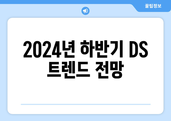 DS와 음미하는 2024년 하반기 전망