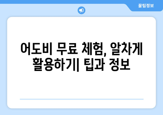 어도비 모든 앱 7일 무료 설치 및 해지 방법