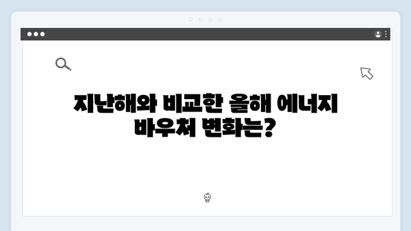 에너지 바우처 지원금액, 올해는 얼마나 받을 수 있을까?