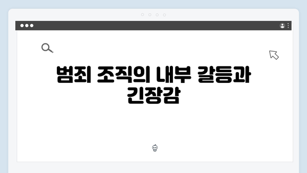 강남 비-사이드 8화 리뷰 - 범죄 조직 내부 분열과 파멸