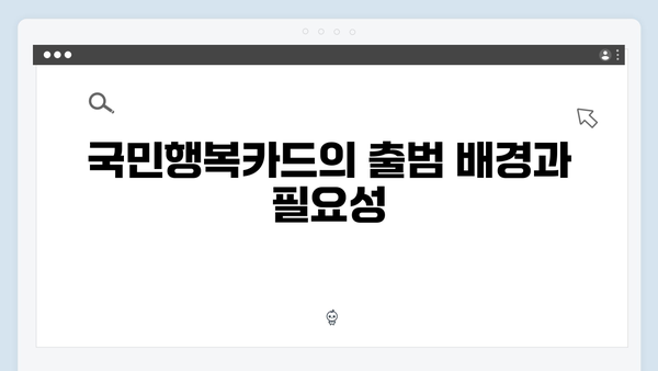 정부지원 바우처 통합 관리의 혁신, 2024년 국민행복카드는?