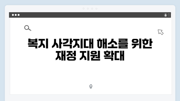 복지 사각지대 없는 대한민국을 위한 2024년 정책 변화 분석