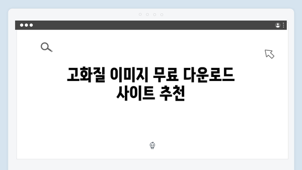 전문 디자이너들이 선택한 최고의 무료 이미지 플랫폼