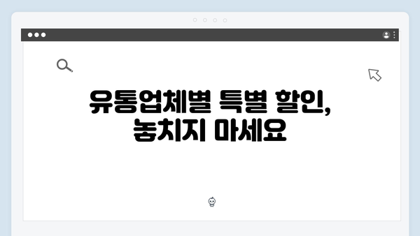 쇼핑부터 병원비까지! 국민행복카드로 누리는 다양한 할인 혜택