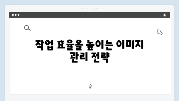 이미지 데이터베이스 통합 검색으로 작업 효율 높이기