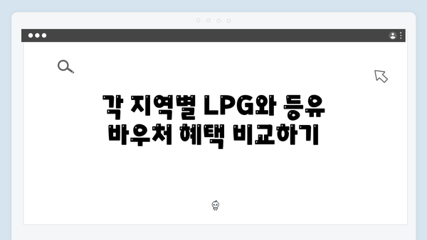 LPG와 등유 구매 시 유용한 바우처 사용법