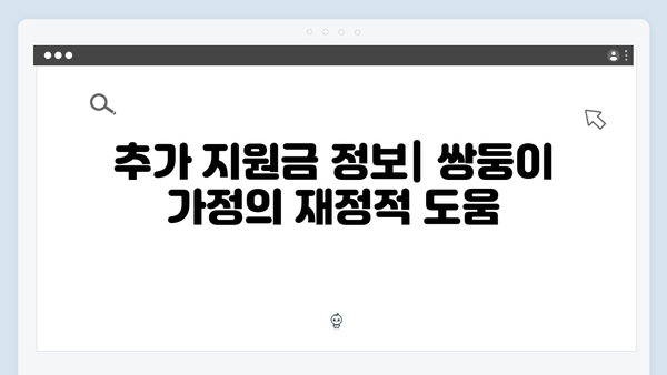 쌍둥이 출산 시 바우처 200만원? 임신·출산 지원금 활용 팁!