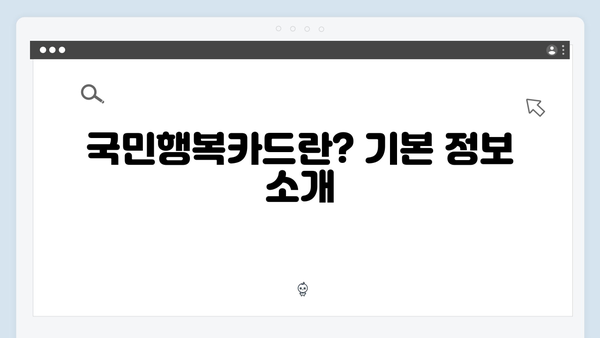 국민행복카드 발급방법 총정리! 카드사별 신청 꿀팁