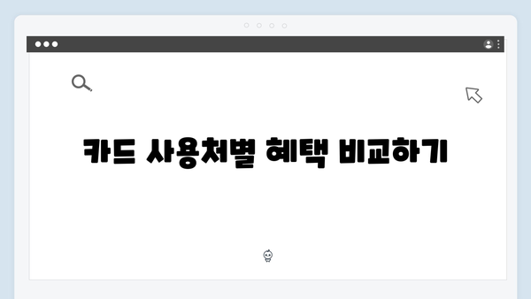 롯데, 삼성, KB 중 어떤 카드가 좋을까? 국민행복카드 비교 분석!