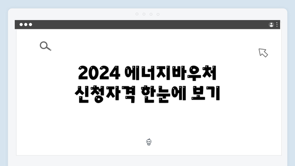 [최신] 2024 에너지바우처 신청자격 확인부터 방법까지 한방에!