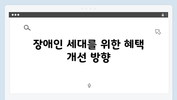 장애인 세대를 위한 맞춤형 혜택: 2025년 바우처 지원금 확인하기