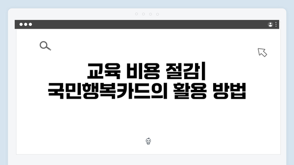 국민행복카드 쇼핑·의료·교육 할인 혜택 완벽 분석