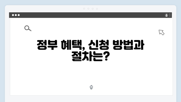 올해 놓치면 후회할 정부 복지 혜택, 지금 바로 알아보세요!