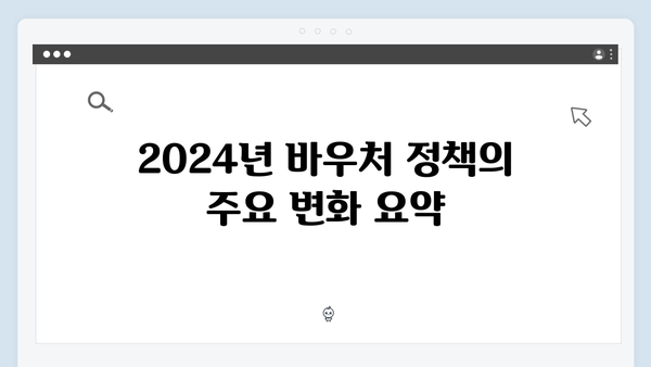 2024년 달라진 바우처 정책, 국민행복카드로 알뜰하게 누리기