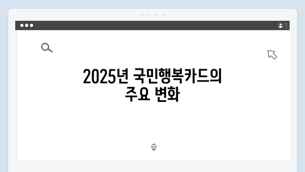 임신부를 위한 정부지원 카드, 2025년 달라진 국민행복카드를 알아보자!