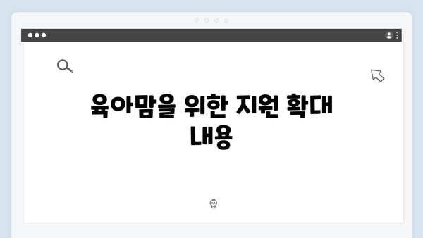 육아맘을 위한 필수 정보! 2024년 국민행복카드 변경사항 정리