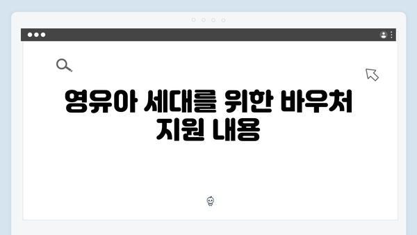 장애인·노인·영유아 세대 필수 혜택! 2024년 바우처 안내서