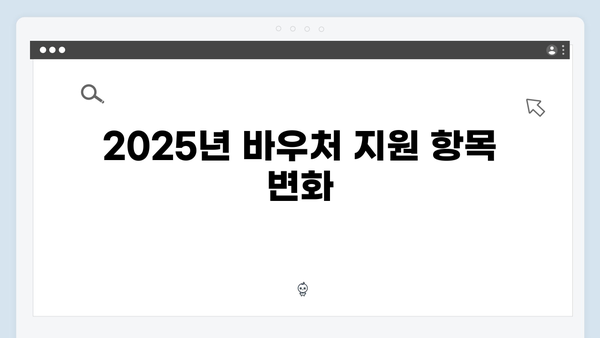 국민행복카드로 누리는 2025년 최신 바우처 혜택