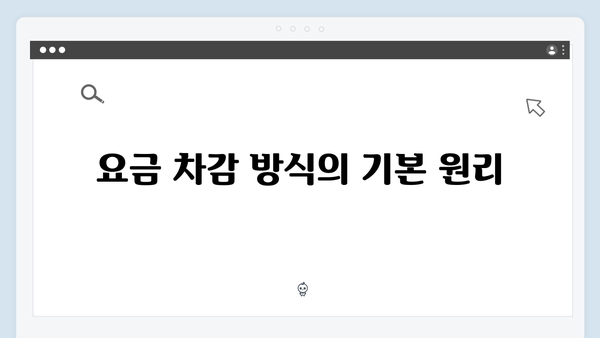 에너지 바우처 요금 차감 방식, 쉽게 이해하기