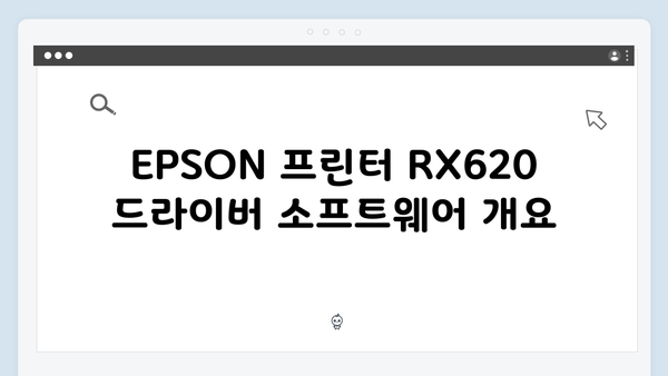 EPSON(앱손) 프린터 Stylus Photo RX620 드라이버 다운로드 설치 방법