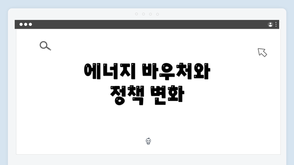 에너지 바우처와 정책 변화