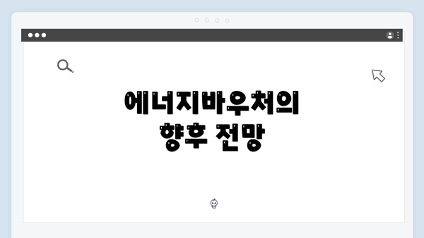 에너지바우처의 향후 전망