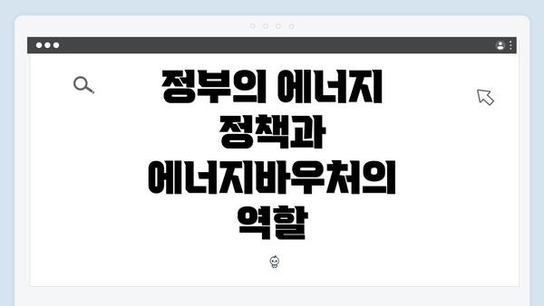 정부의 에너지 정책과 에너지바우처의 역할