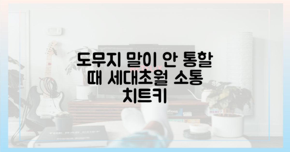 기성세대 vs Z세대, 세대 초월 소통법