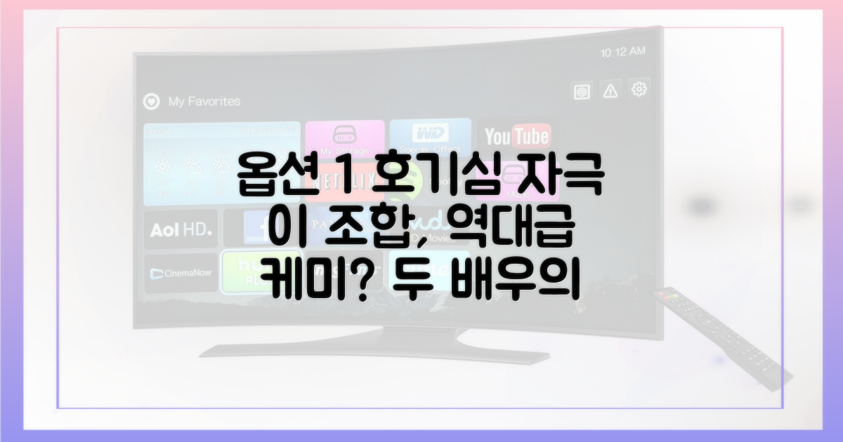 두 배우의 연기, 어떤 시너지를 낼까?