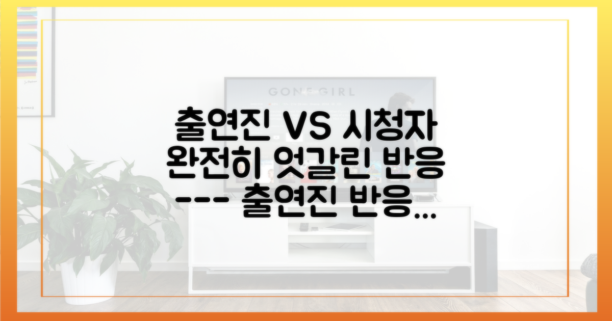 다른 출연진 반응과 엇갈리는 시청자 여론