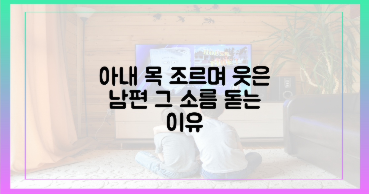 웃으며 아내 목 조른 남편, 사건의 전말