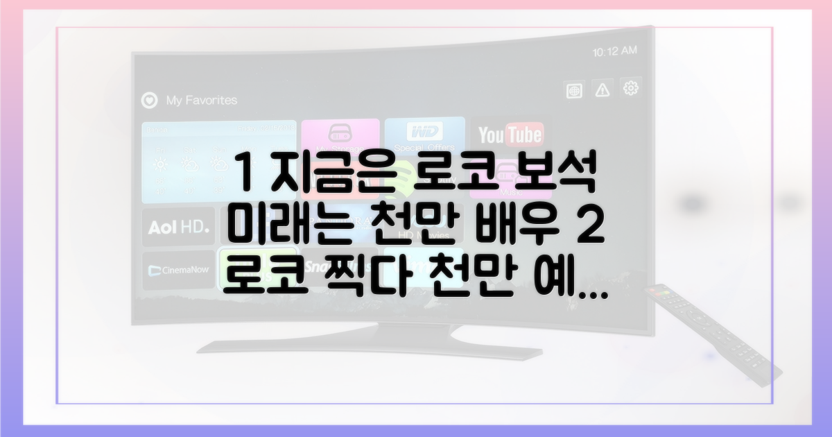 현재의 로코 보석, 미래의 천만 배우