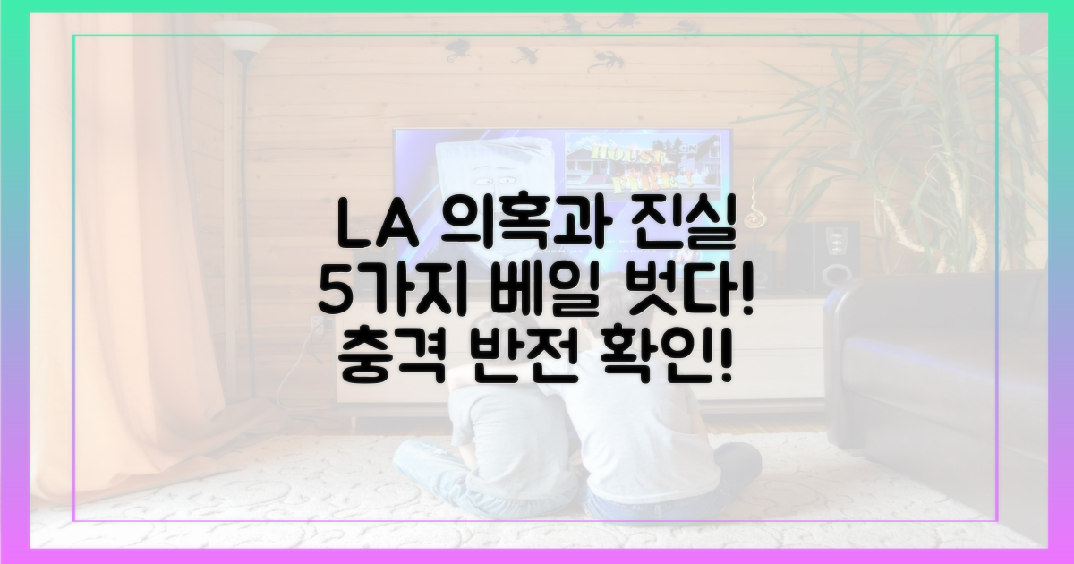 5가지 LA 관련 의혹 및 진실