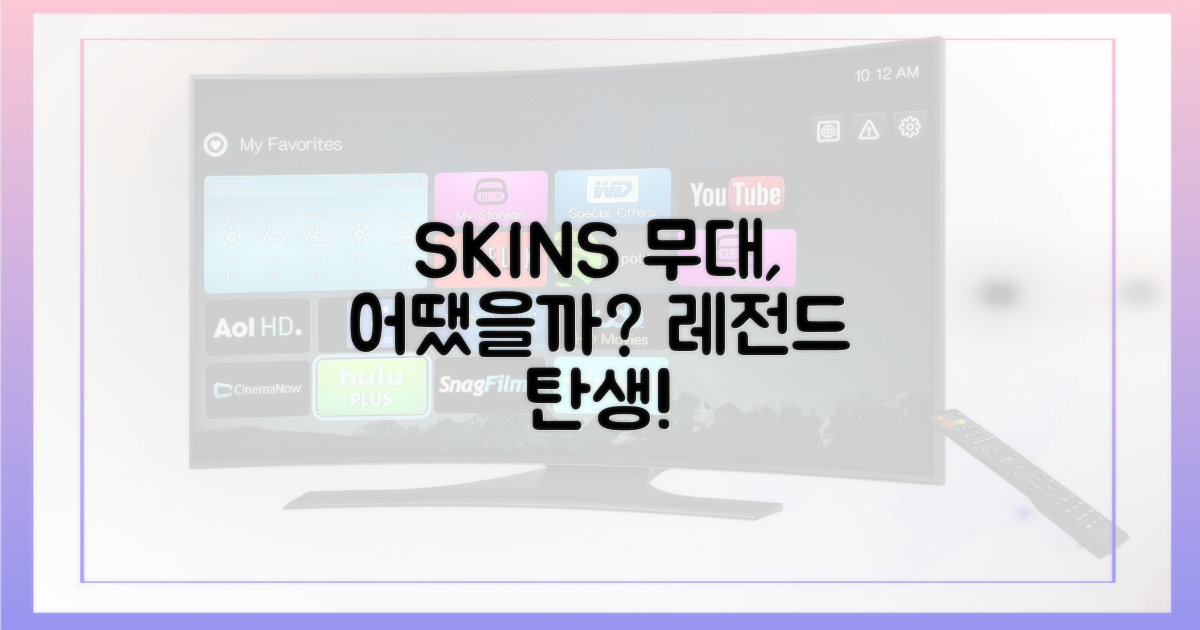 스킨즈, 어떤 무대를 선보였을까?