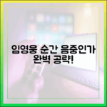 임영웅 '순간' 음중-인가 출격 완벽 가이드