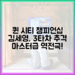 김세영 퀸 시티 챔피언십: 3타차 선두 추격 마스터!