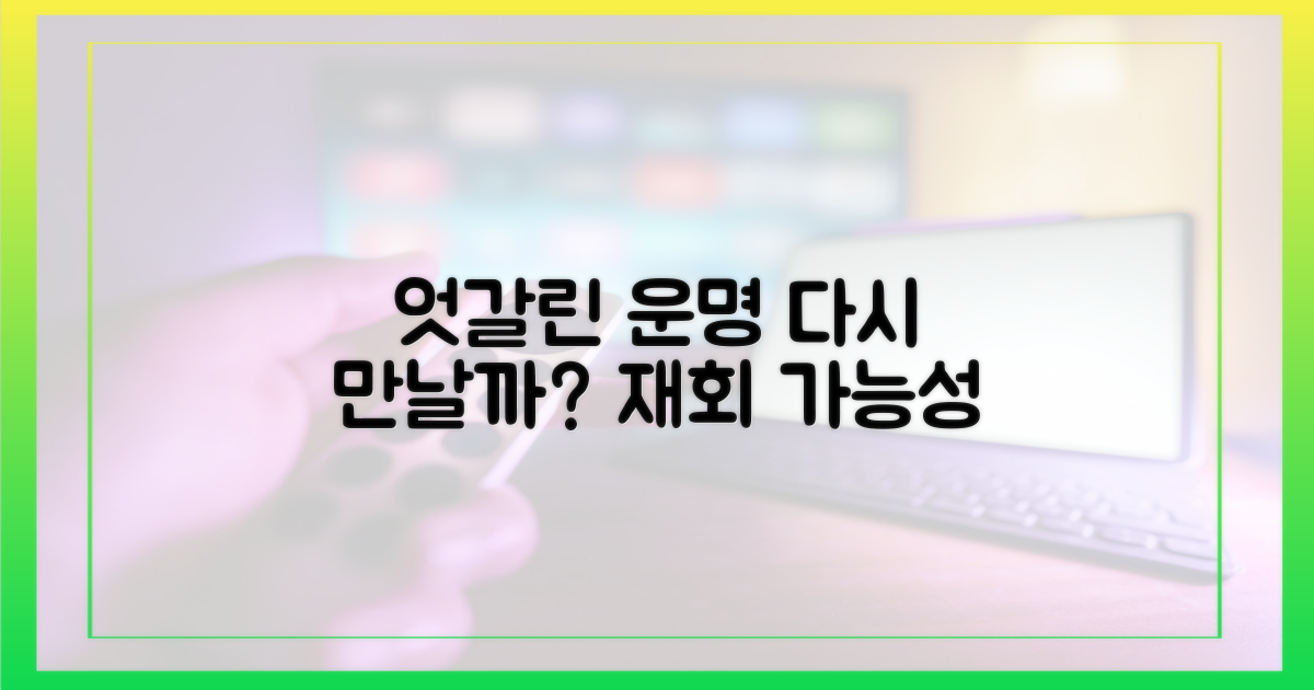 엇갈린 운명, 다시 볼 수 있을까