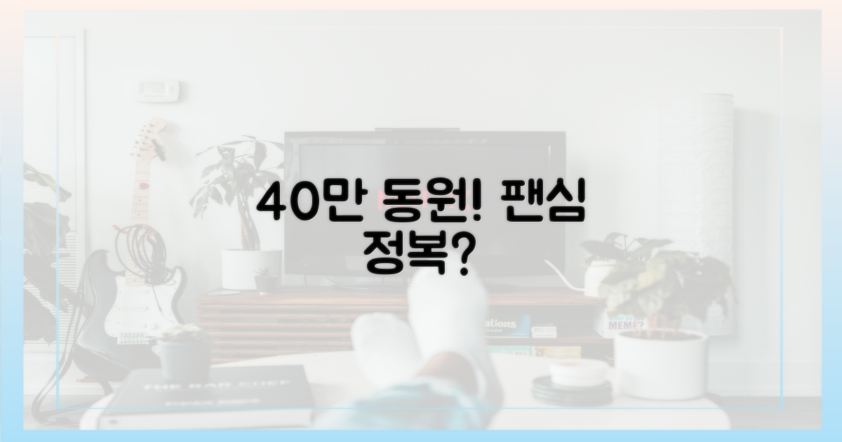 40만명 동원, 일본 팬심 사로잡았나?