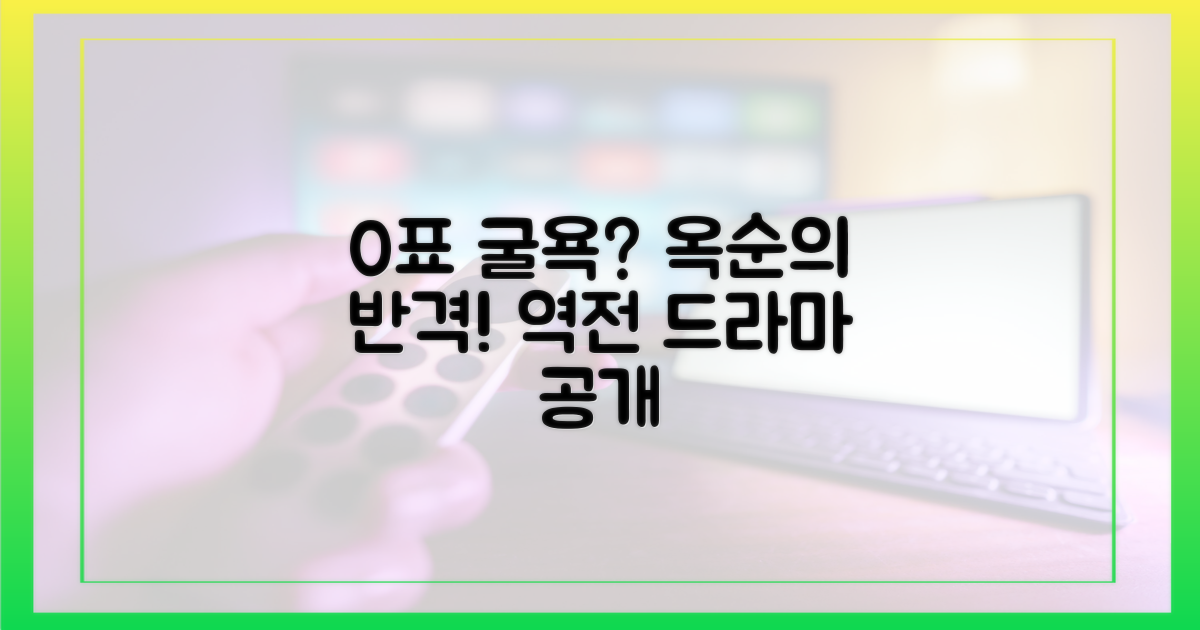 0표 굴욕? 옥순의 반격