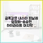 금쪽같은 내스타 피날레 완벽 가이드: 엄정화-송승헌 마지막 관전 팁