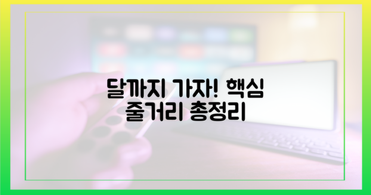 달까지 가자' 핵심 줄거리 파악하기