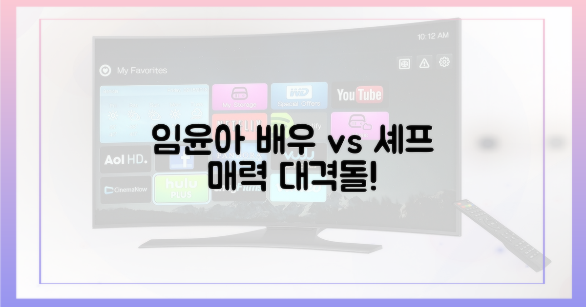 임윤아, 배우 vs. 셰프 매력 대결