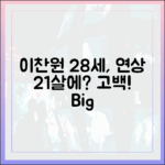 28세 이찬원, 21세 연상 여배우에 ♥고백?