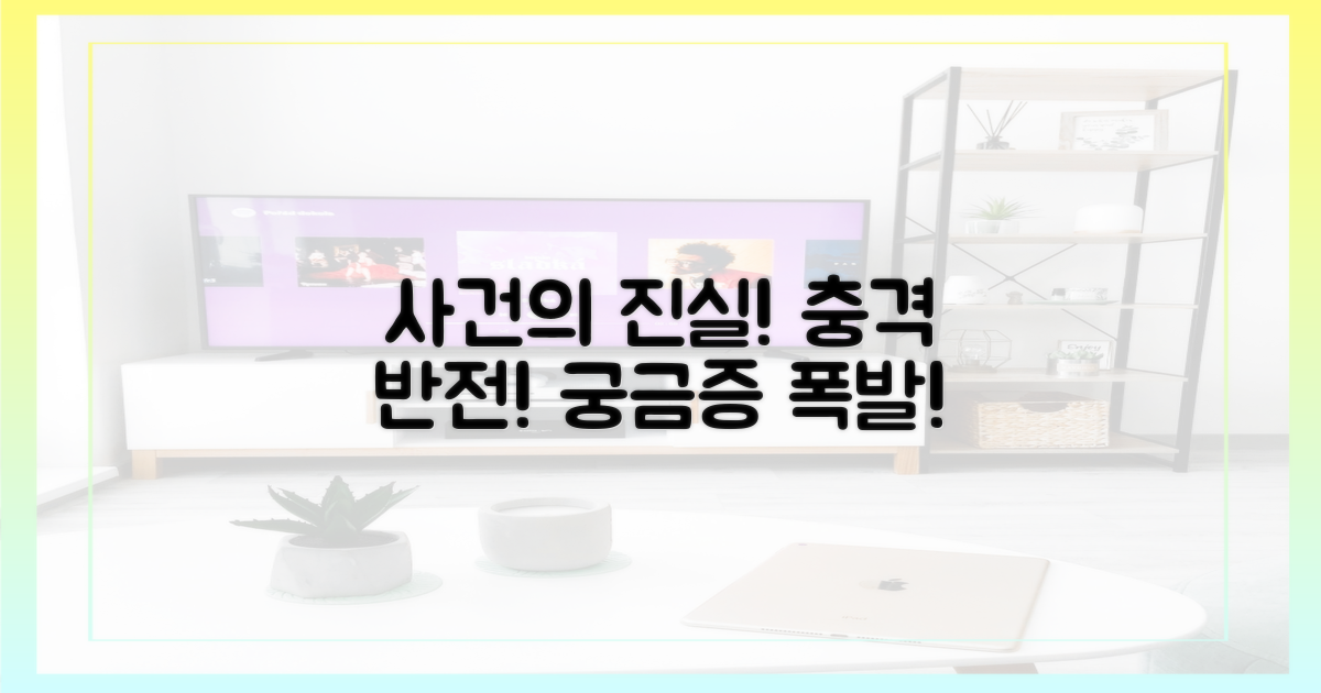 궁금증 증폭! 사건의 전말은?