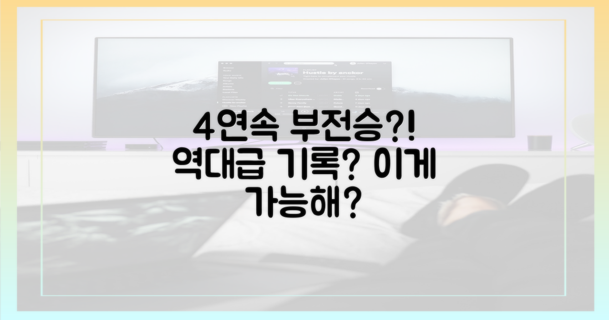 4회 연속 부전승?