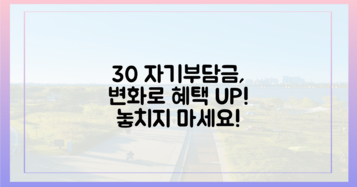 30% 자기부담금, 변화와 함께 혜택 찾기