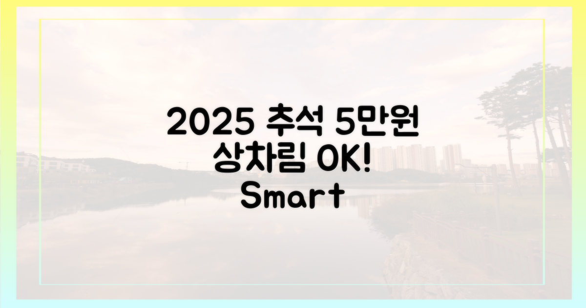 2025 추석, 5만원 상차림 완성!