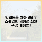 반려동물 치과 관리, 스케일링이 전부가 아니다? 최신 구강 케어법