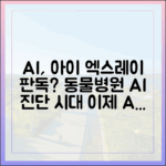 AI가 우리 아이 엑스레이를 판독한다고? 동물병원 AI 진단 시대
