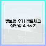 실제 청구 후기로 알아보는 펫보험의 모든 것: 장단점 팩트체크